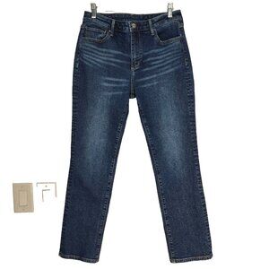 Driftwood Audrey‎ Jeans 29 Medium Wash Blue Mid Rise Straight Leg Denim